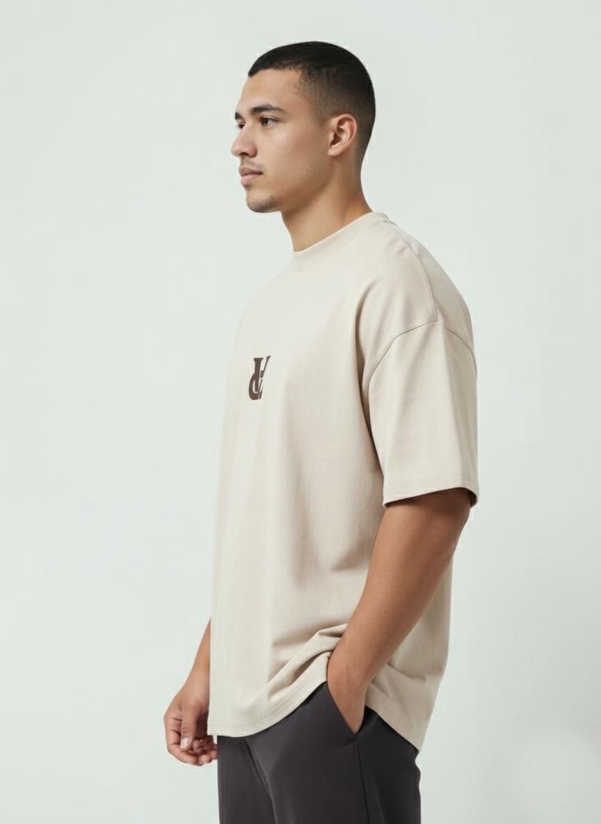 VELORIA LIGHT & DARK OVERSIZED GRAPHIC T-SHIRT